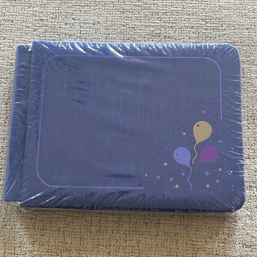 Creative Memories Celebrate Ltd Edition Navy Blue Balloon Scrapbook Album NEW